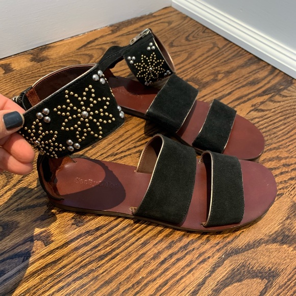 See by Chloe gladiator sandals in black suede size 38.5 - Picture 2 of 4